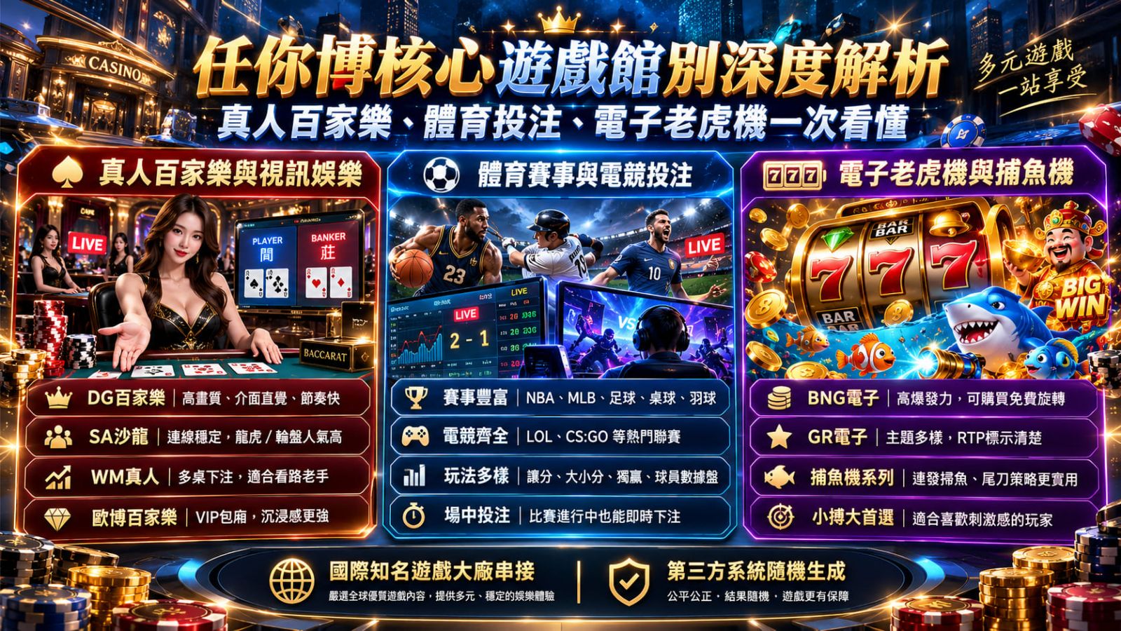 想親自感受極速載入與高爆率遊戲的震撼?立即探索熱門賽事與真人視訊!